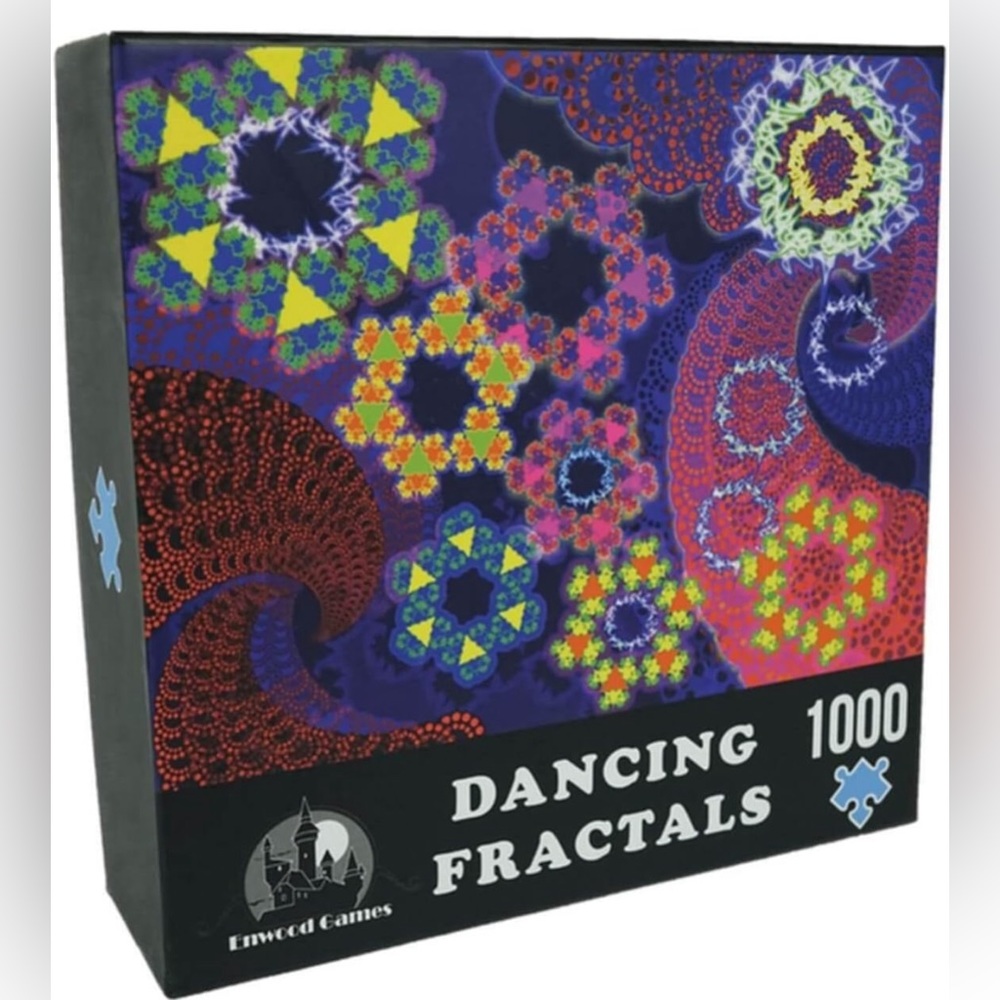 NIB Dancing Fractals, 1000 Piece Jigsaw Puzzle by Enwood Games - 1000 Pi…